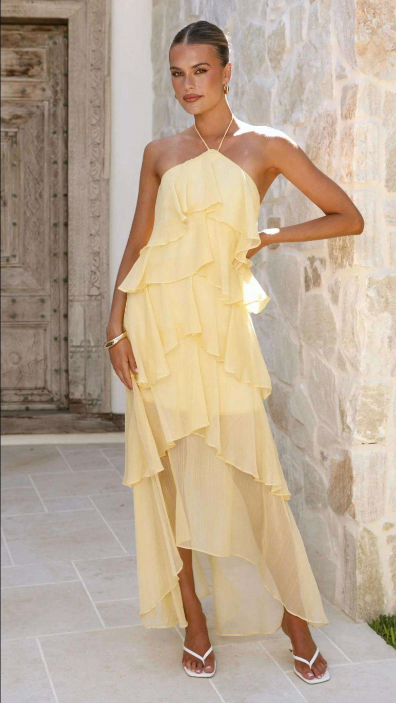 Bohemian Lace Off-Shoulder Summer Dress
