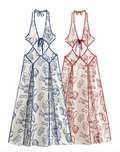 Bohemian Halter Maxi Dress