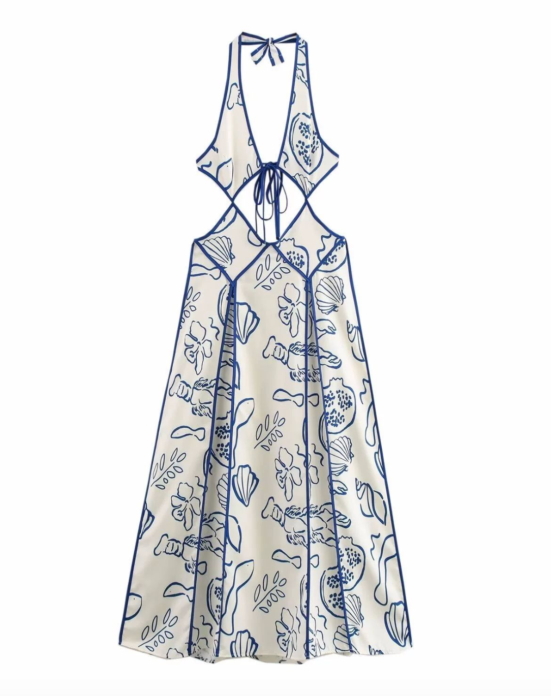 Bohemian Halter Maxi Dress