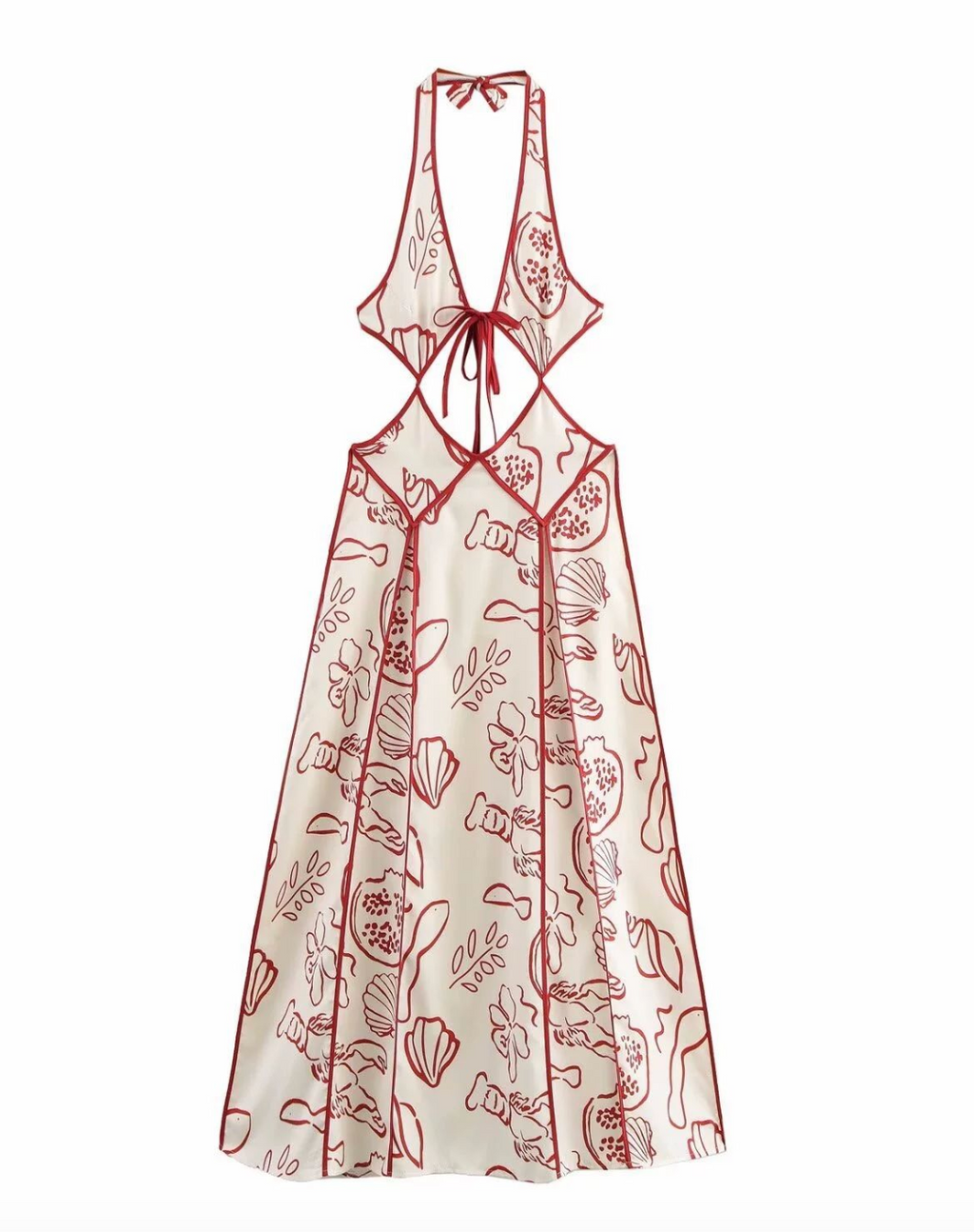 Bohemian Halter Maxi Dress