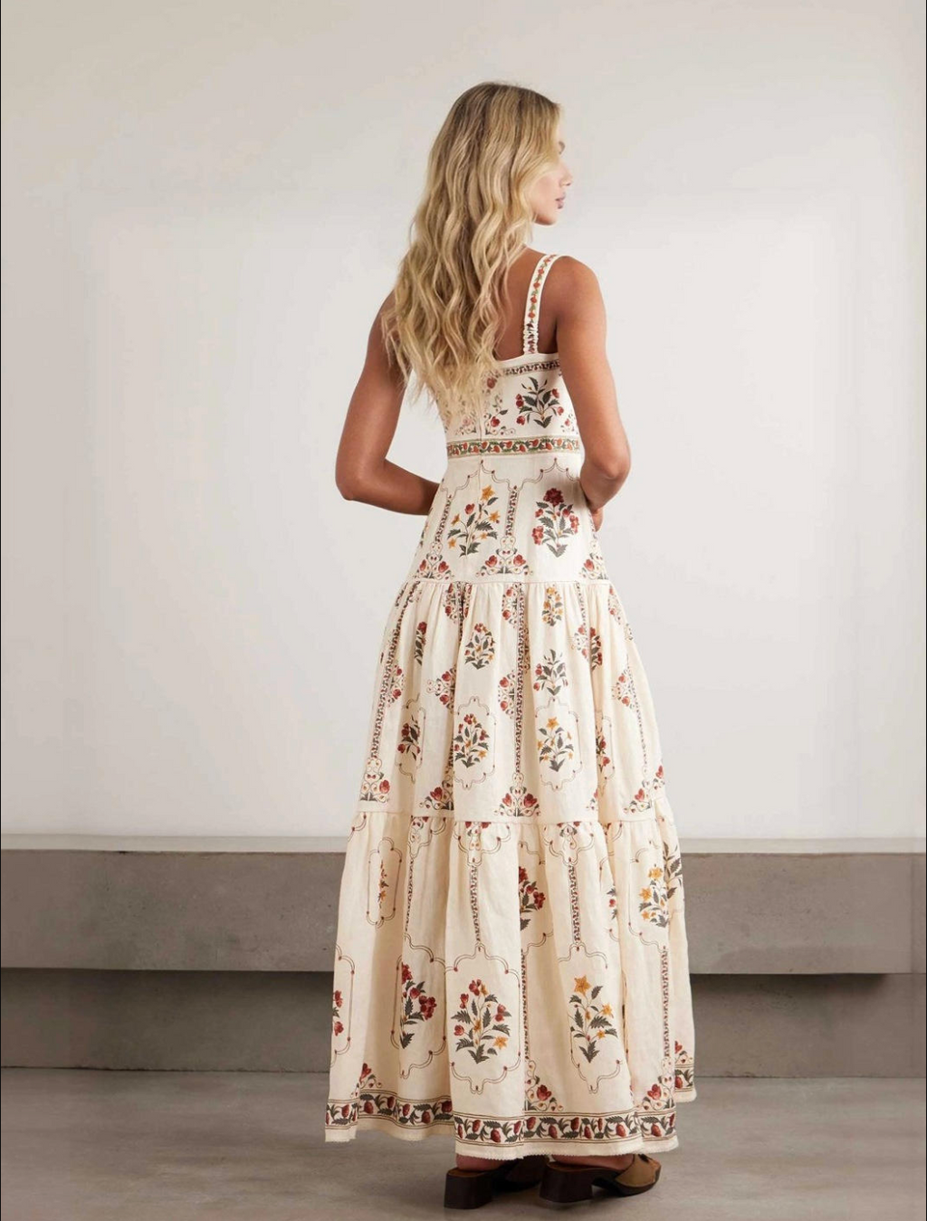 Boho Chic Ethnic Print Maxi Dress
