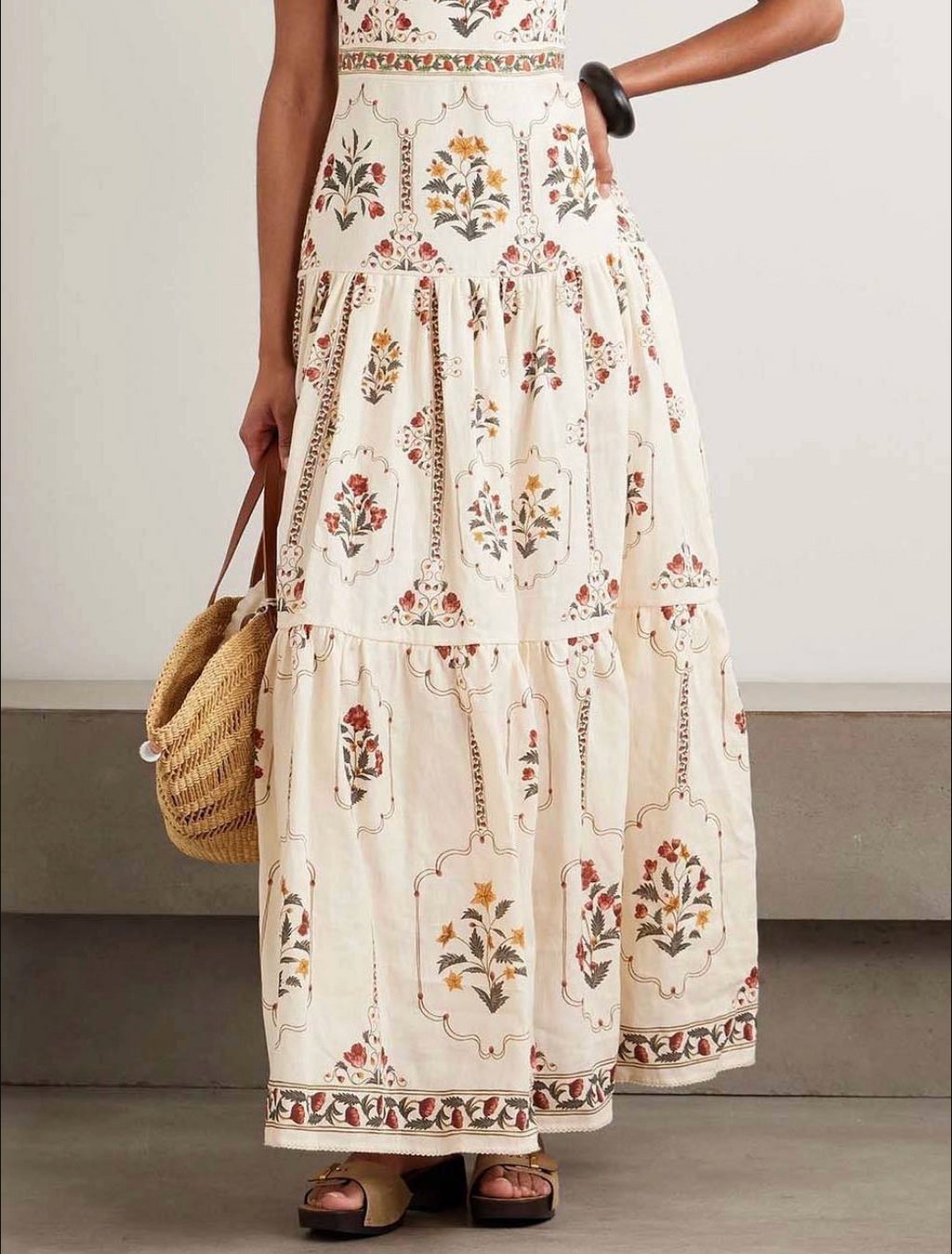 Boho Chic Ethnic Print Maxi Dress