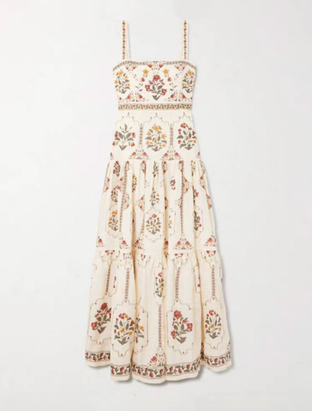 Boho Chic Ethnic Print Maxi Dress