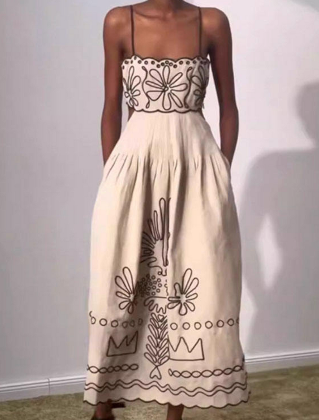 Elegant Cut-Out Resort Maxi Dress